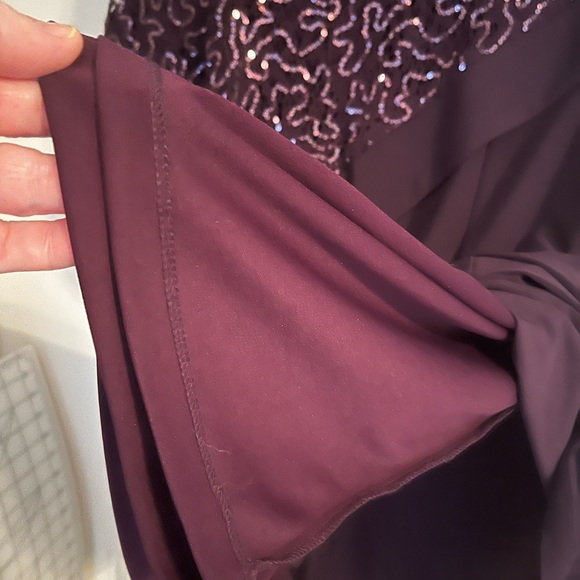 Cocktail dress Size 16W Color Eggplant - Picture 7 of 7
